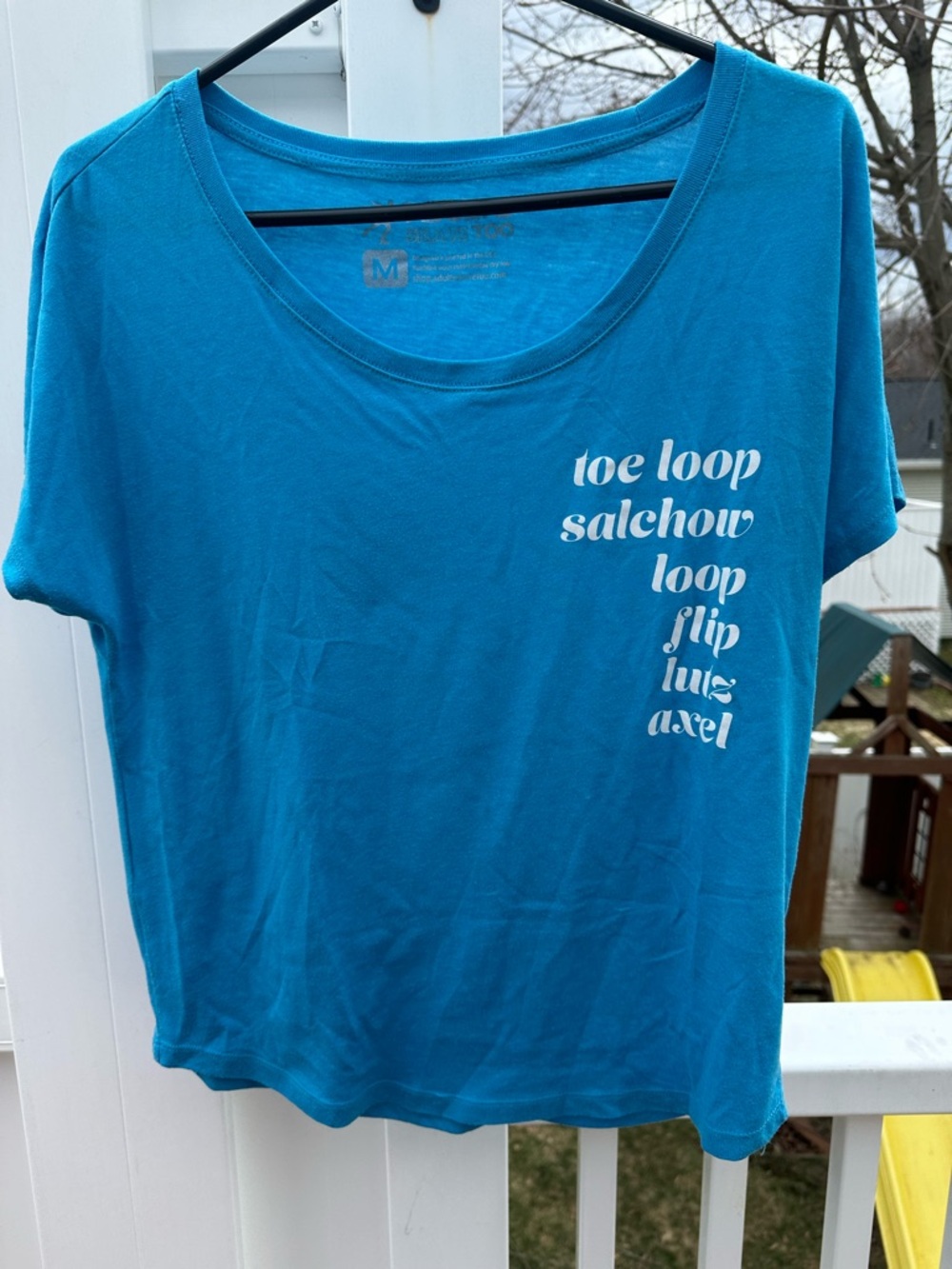 Adults Skate Too Ice Figure Skating Jumps
Dolman Tee Medium